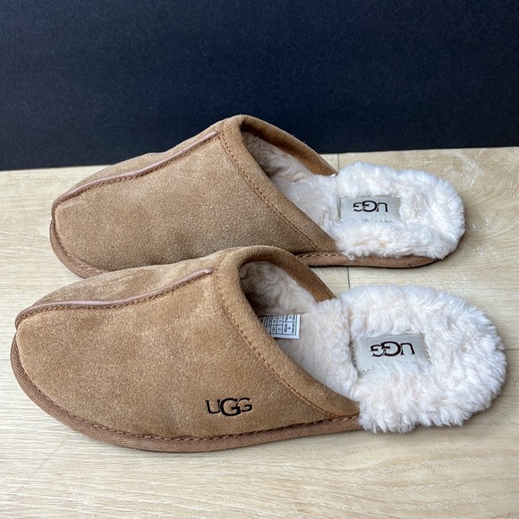UGG Pearle Faux Fur Lined Scuff Slippers womens size 7 US - Picture 5 of 8